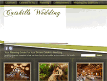 Tablet Screenshot of catskillswedding.com